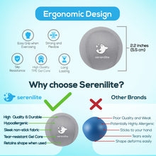 Serenilite 3X Hand Therapy Exercise Stress Ball Bundle - Dual Color - Soft, Medium, Hard