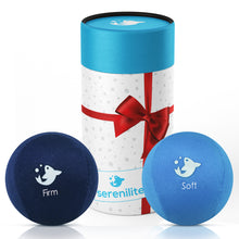 Serenilite 2X Hand Therapy Exercise Stress Ball Bundle - Dual Color - Soft, Firm