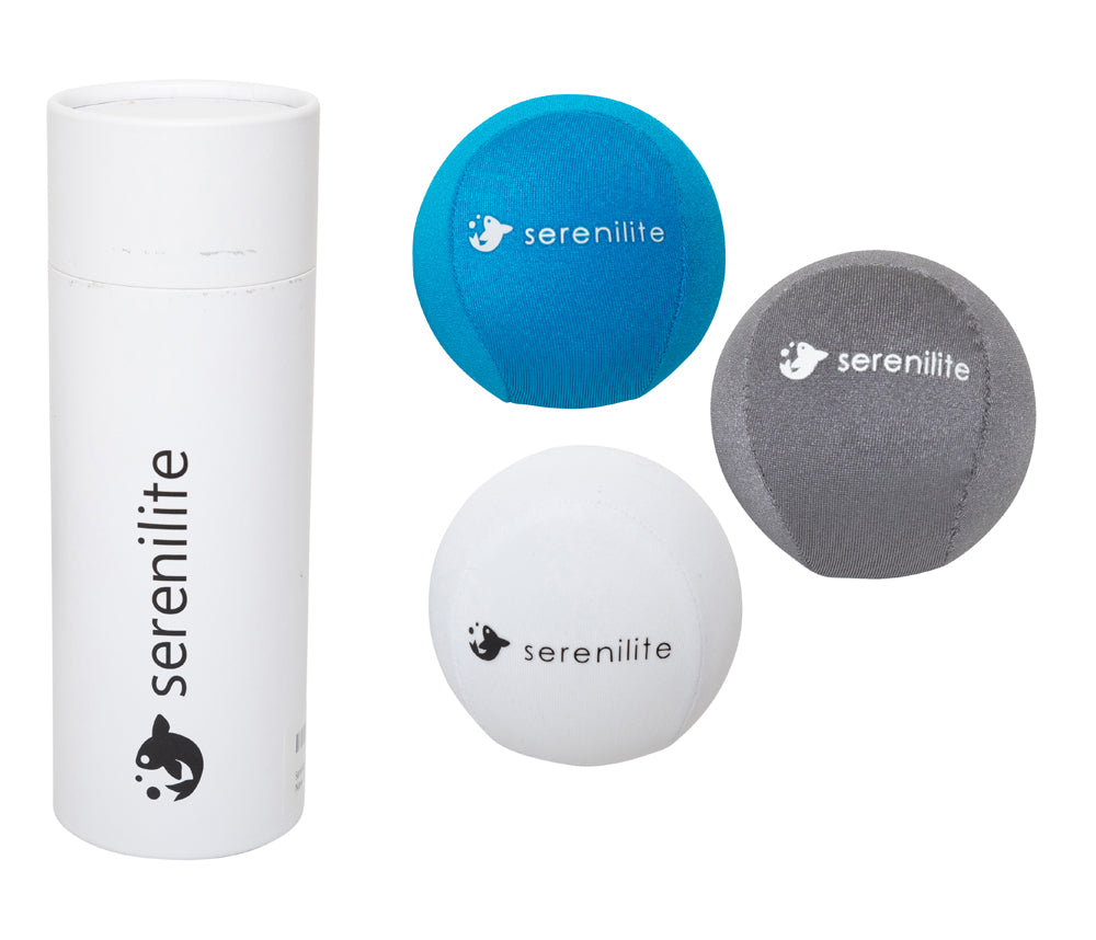 Serenilite 3X Hand Therapy Exercise Stress Ball Bundle Soft, Medium,