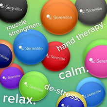 Serenilite Hand Therapy Stress Ball - Stress & Anxiety Relief - Titanium