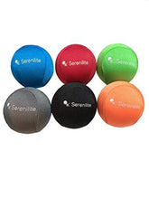 Serenilite Hand Therapy Stress Ball - Stress & Anxiety Relief - Jet Black